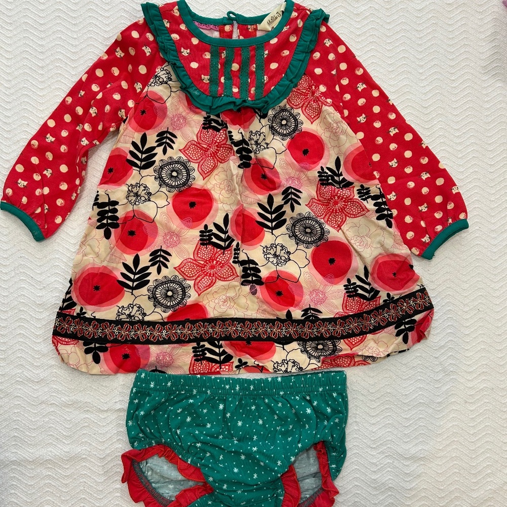 Matilda Jane Under the Tree Dress - size 12-18m
